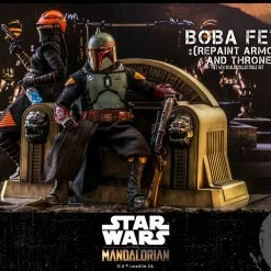Maybang's Collectibles Hot Toys Star Wars The Mandalorian - Television Masterpiece Series Boba Fett (Repaint Armor) And The Thorne 1/6 Scale 12