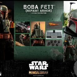 Maybang's Collectibles Hot Toys Star Wars The Mandalorian - Television Masterpiece Series Boba Fett (Repaint Armor) 1/6 Scale 12