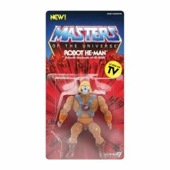 Maybang's Collectibles Super7 Masters Of The Universe Vintage Wave 2 Collction Robot He-Man Action Figure
