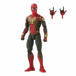 Maybang's Collectibles Hasbro Marvel Legends Spider-Man 3 6-Inch Action Figure Wave 13 Spider-Man (Intergrated Suit) Action Figure (Marvel's Armadillo BAF)