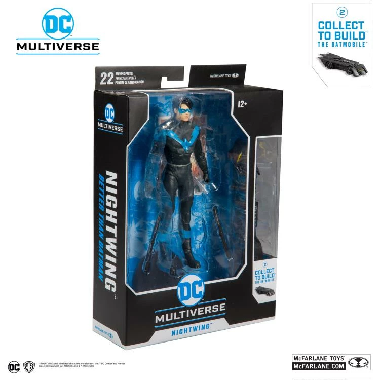 Maybang's Collectibles McFarlane Toys McFarlane DC Multiverse Nightwing Action Figure (DC Rebirth Build-A-Batmobile) 8 Maybang's Collectibles McFarlane Toys McFarlane DC Multiverse Nightwing Action Figure (DC Rebirth Build-A-Batmobile)