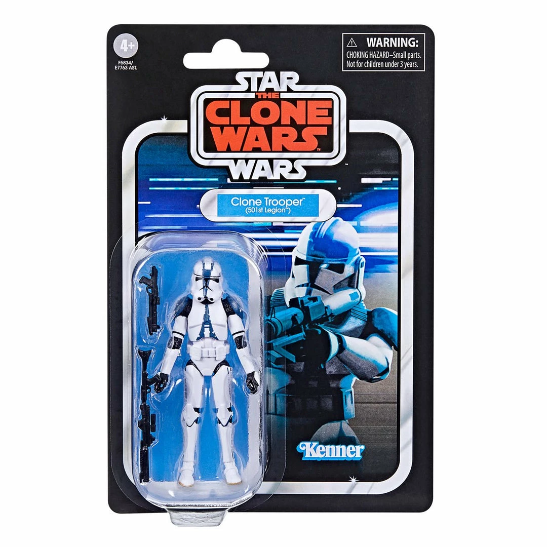 Maybang's Collectibles Hasbro Star Wars The Vintage Collection Clone Trooper (501st Legion) 3 34-Inch Action Figure 5 Maybang's Collectibles Hasbro Star Wars The Vintage Collection Clone Trooper (501st Legion) 3 34-Inch Action Figure