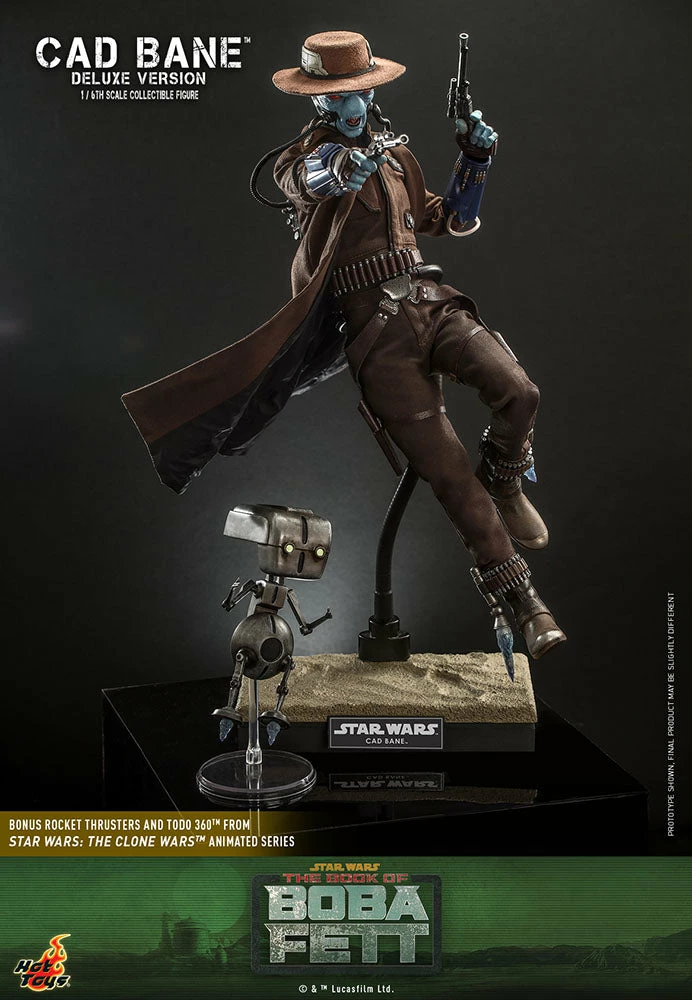 Maybang's Collectibles Hot Toys Star Wars The Book Of Boba Fett - Television Masterpiece Series Cad Bane (Deluxe Version) 1/6 Scale 12" Collectible Figure 2 Maybang's Collectibles Hot Toys Star Wars The Book Of Boba Fett - Television Masterpiece Series Cad Bane (Deluxe Version) 1/6 Scale 12" Collectible Figure