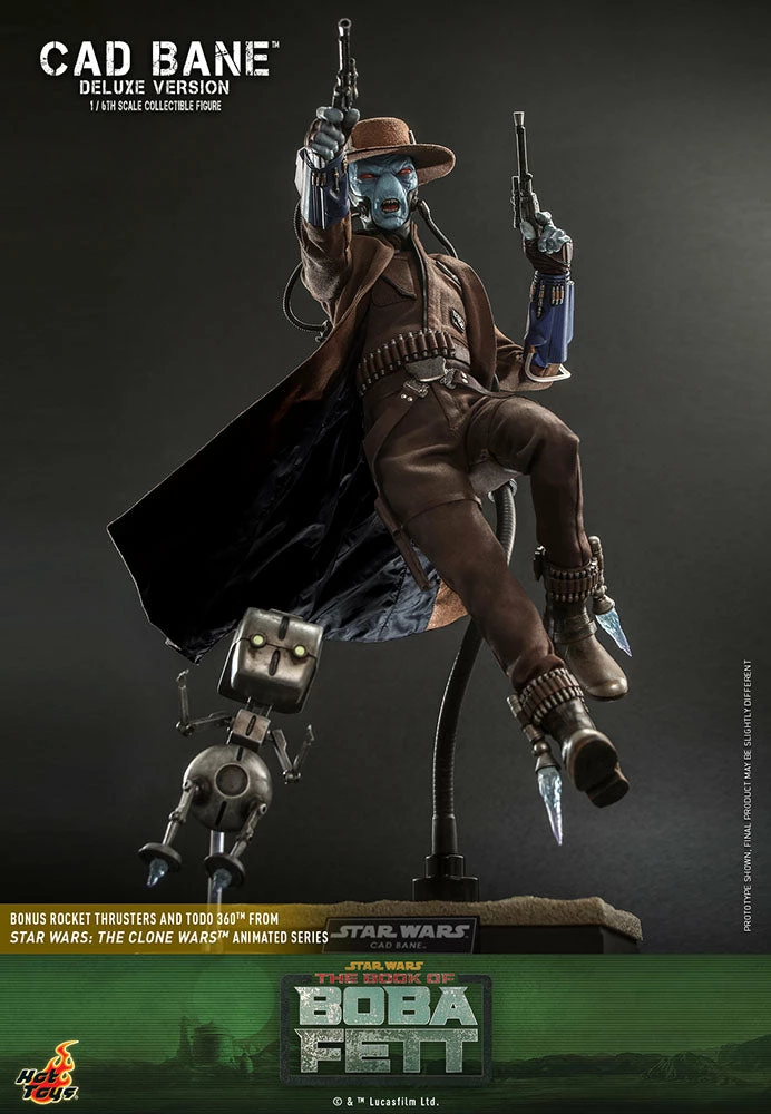 Maybang's Collectibles Hot Toys Star Wars The Book Of Boba Fett - Television Masterpiece Series Cad Bane (Deluxe Version) 1/6 Scale 12" Collectible Figure 3 Maybang's Collectibles Hot Toys Star Wars The Book Of Boba Fett - Television Masterpiece Series Cad Bane (Deluxe Version) 1/6 Scale 12" Collectible Figure