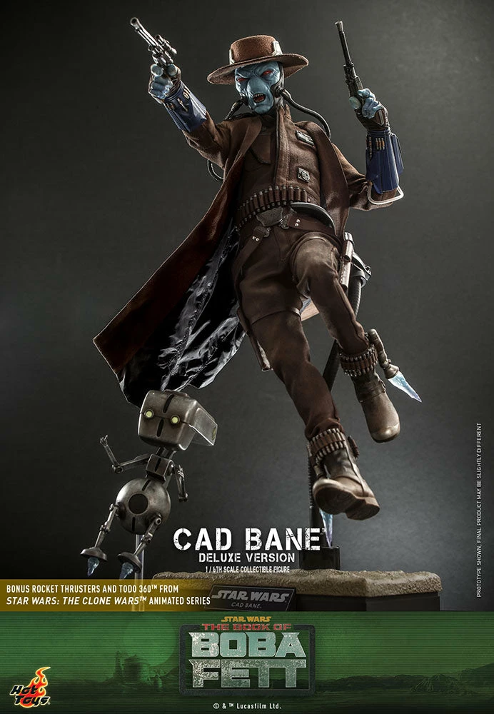 Maybang's Collectibles Hot Toys Star Wars The Book Of Boba Fett - Television Masterpiece Series Cad Bane (Deluxe Version) 1/6 Scale 12" Collectible Figure 4 Maybang's Collectibles Hot Toys Star Wars The Book Of Boba Fett - Television Masterpiece Series Cad Bane (Deluxe Version) 1/6 Scale 12" Collectible Figure