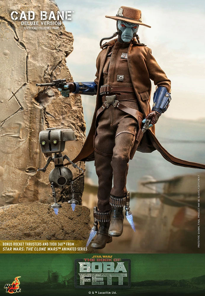 Maybang's Collectibles Hot Toys Star Wars The Book Of Boba Fett - Television Masterpiece Series Cad Bane (Deluxe Version) 1/6 Scale 12" Collectible Figure 7 Maybang's Collectibles Hot Toys Star Wars The Book Of Boba Fett - Television Masterpiece Series Cad Bane (Deluxe Version) 1/6 Scale 12" Collectible Figure