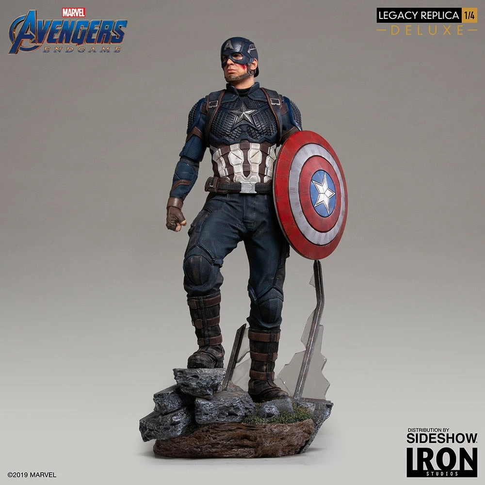 Maybang's Collectibles Iron Studios Marvel Avengers: Endgame Captain America (Deluxe) 1/4 Scale Legacy Replica Statue 1 Maybang's Collectibles Iron Studios Marvel Avengers: Endgame Captain America (Deluxe) 1/4 Scale Legacy Replica Statue
