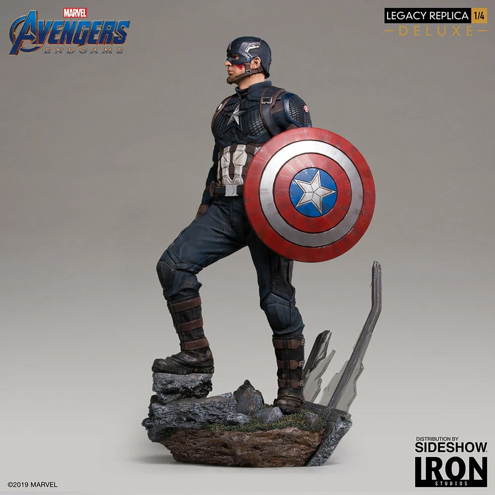 Maybang's Collectibles Iron Studios Marvel Avengers: Endgame Captain America (Deluxe) 1/4 Scale Legacy Replica Statue 2 Maybang's Collectibles Iron Studios Marvel Avengers: Endgame Captain America (Deluxe) 1/4 Scale Legacy Replica Statue