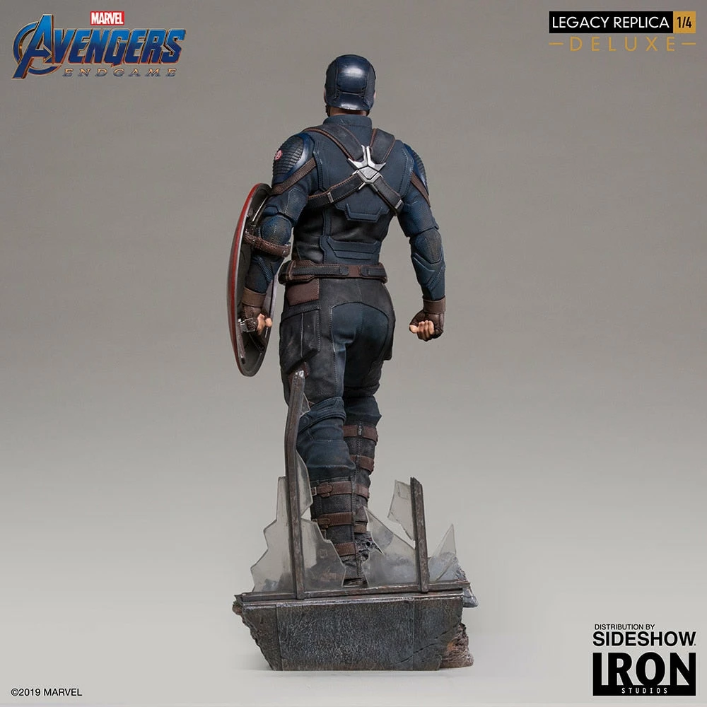 Maybang's Collectibles Iron Studios Marvel Avengers: Endgame Captain America (Deluxe) 1/4 Scale Legacy Replica Statue 3 Maybang's Collectibles Iron Studios Marvel Avengers: Endgame Captain America (Deluxe) 1/4 Scale Legacy Replica Statue