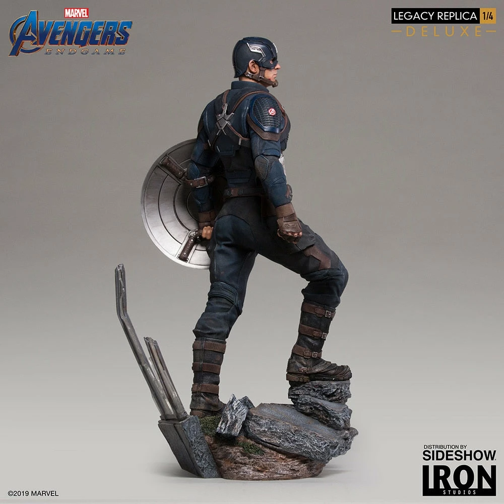 Maybang's Collectibles Iron Studios Marvel Avengers: Endgame Captain America (Deluxe) 1/4 Scale Legacy Replica Statue 4 Maybang's Collectibles Iron Studios Marvel Avengers: Endgame Captain America (Deluxe) 1/4 Scale Legacy Replica Statue