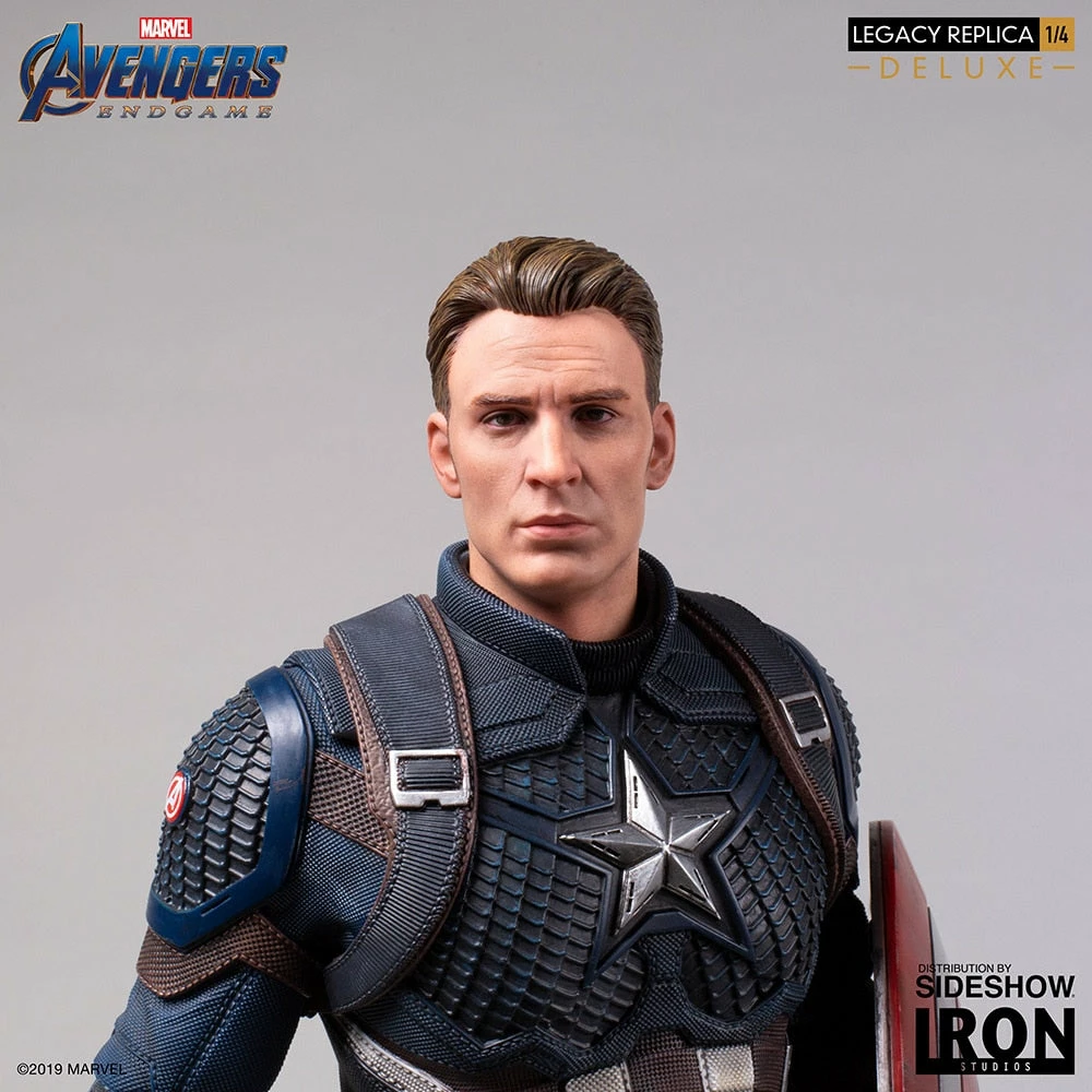 Maybang's Collectibles Iron Studios Marvel Avengers: Endgame Captain America (Deluxe) 1/4 Scale Legacy Replica Statue 6 Maybang's Collectibles Iron Studios Marvel Avengers: Endgame Captain America (Deluxe) 1/4 Scale Legacy Replica Statue