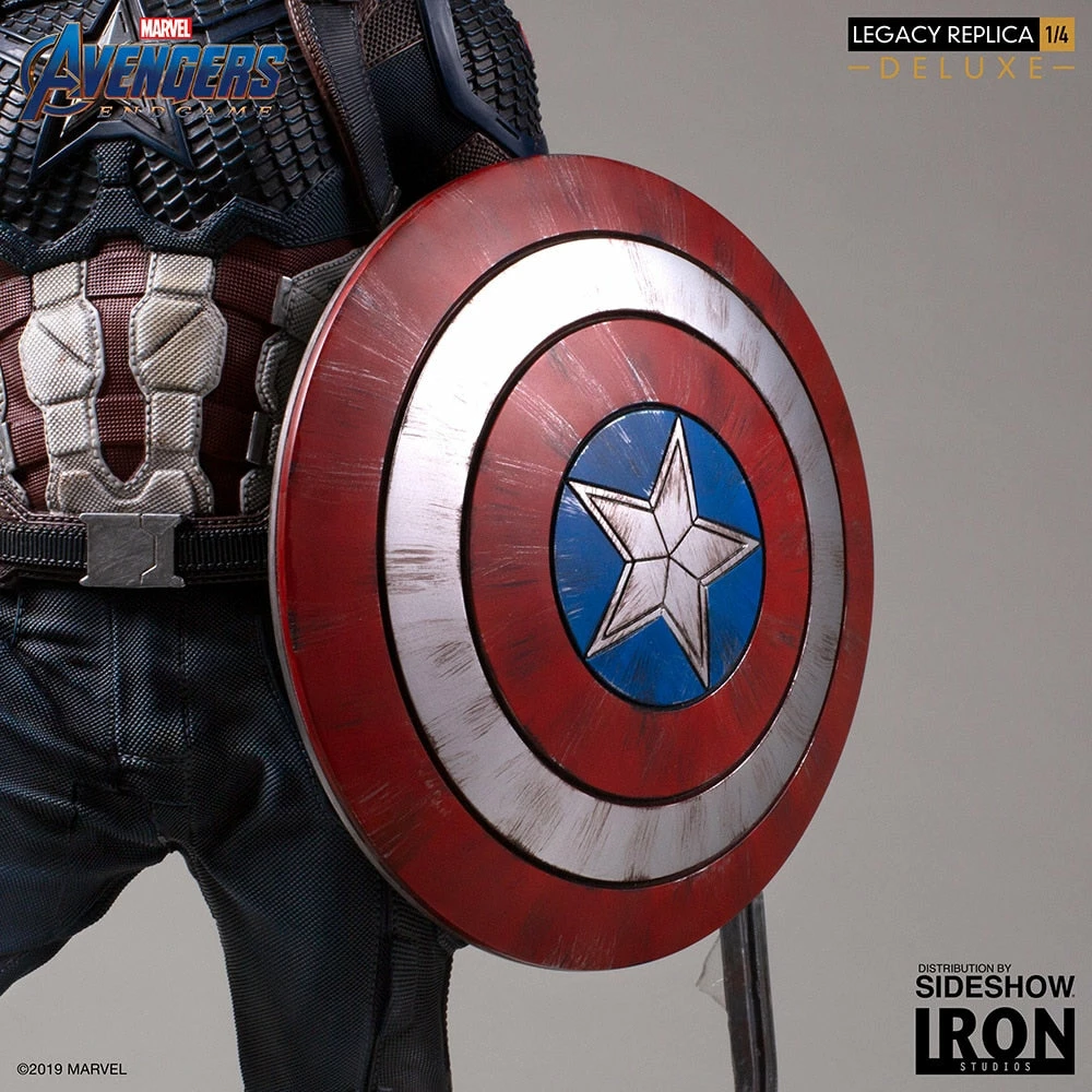 Maybang's Collectibles Iron Studios Marvel Avengers: Endgame Captain America (Deluxe) 1/4 Scale Legacy Replica Statue 8 Maybang's Collectibles Iron Studios Marvel Avengers: Endgame Captain America (Deluxe) 1/4 Scale Legacy Replica Statue