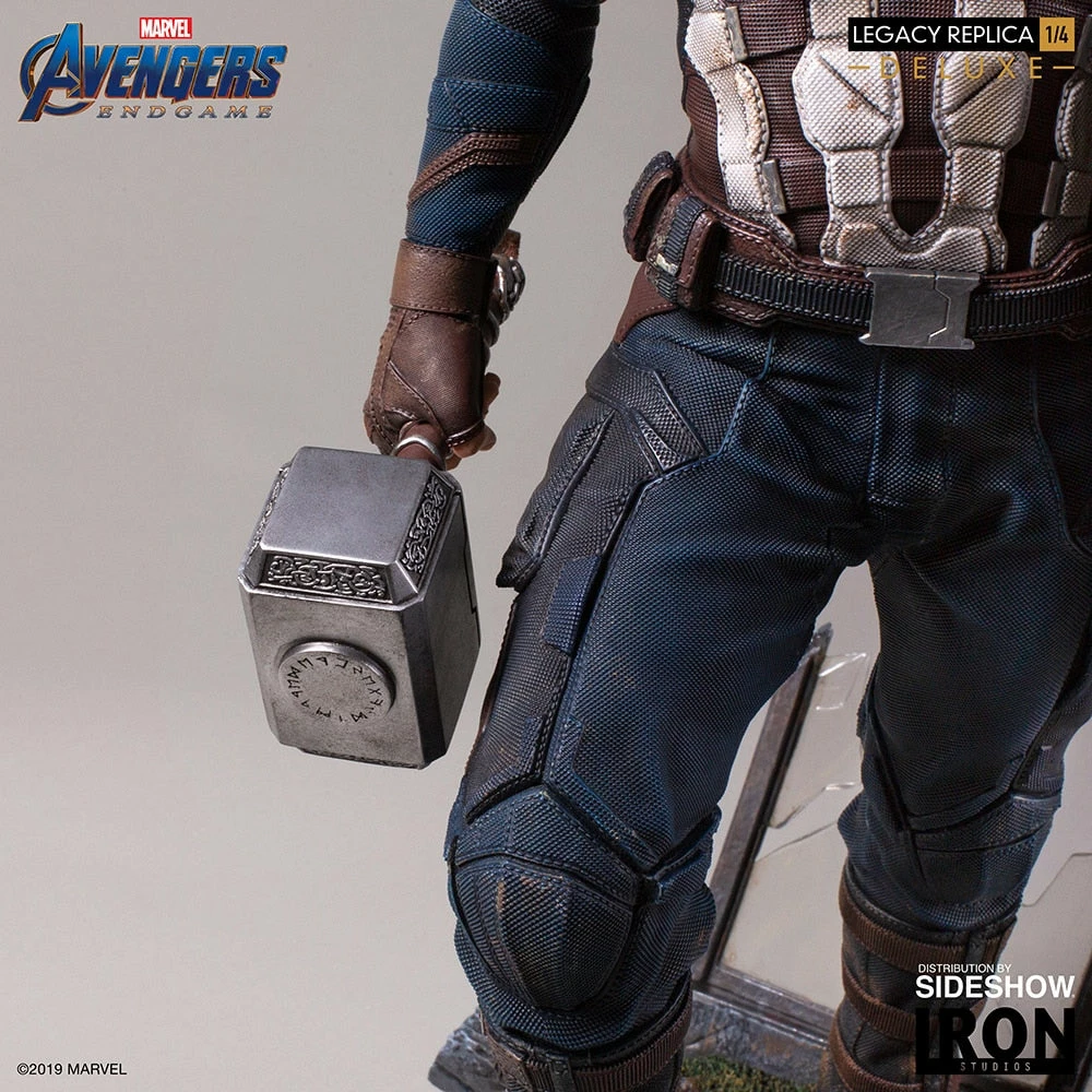 Maybang's Collectibles Iron Studios Marvel Avengers: Endgame Captain America (Deluxe) 1/4 Scale Legacy Replica Statue 9 Maybang's Collectibles Iron Studios Marvel Avengers: Endgame Captain America (Deluxe) 1/4 Scale Legacy Replica Statue