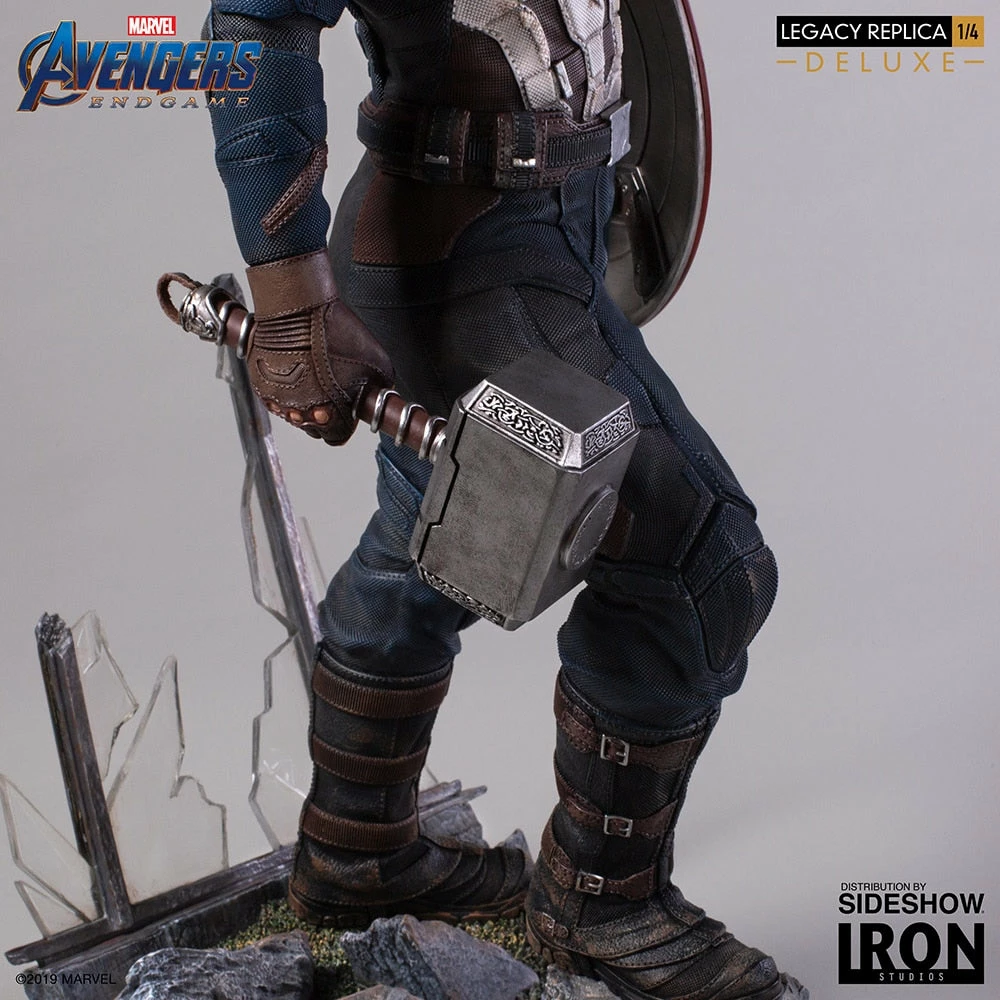 Maybang's Collectibles Iron Studios Marvel Avengers: Endgame Captain America (Deluxe) 1/4 Scale Legacy Replica Statue 10 Maybang's Collectibles Iron Studios Marvel Avengers: Endgame Captain America (Deluxe) 1/4 Scale Legacy Replica Statue