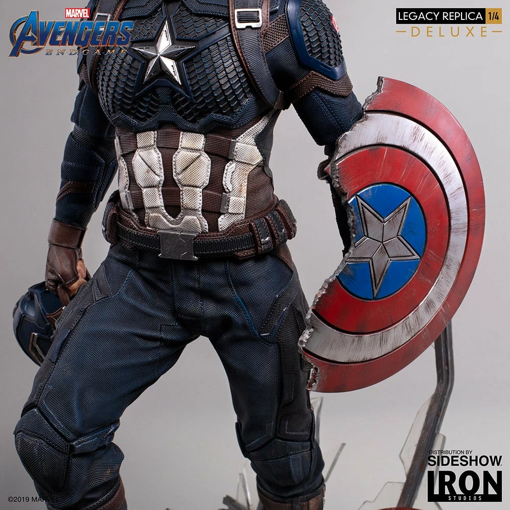 Maybang's Collectibles Iron Studios Marvel Avengers: Endgame Captain America (Deluxe) 1/4 Scale Legacy Replica Statue 11 Maybang's Collectibles Iron Studios Marvel Avengers: Endgame Captain America (Deluxe) 1/4 Scale Legacy Replica Statue