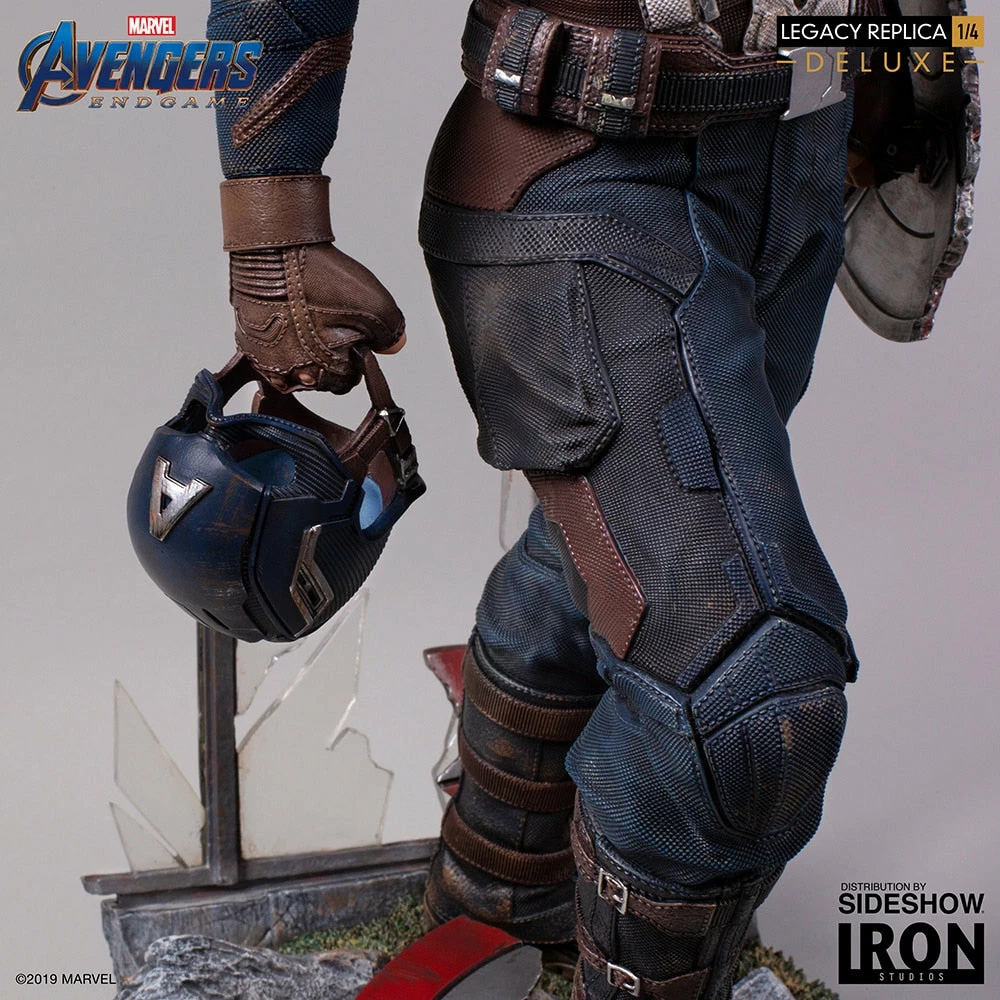 Maybang's Collectibles Iron Studios Marvel Avengers: Endgame Captain America (Deluxe) 1/4 Scale Legacy Replica Statue 12 Maybang's Collectibles Iron Studios Marvel Avengers: Endgame Captain America (Deluxe) 1/4 Scale Legacy Replica Statue