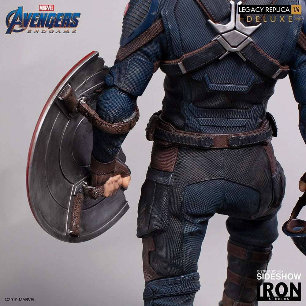 Maybang's Collectibles Iron Studios Marvel Avengers: Endgame Captain America (Deluxe) 1/4 Scale Legacy Replica Statue 13 Maybang's Collectibles Iron Studios Marvel Avengers: Endgame Captain America (Deluxe) 1/4 Scale Legacy Replica Statue