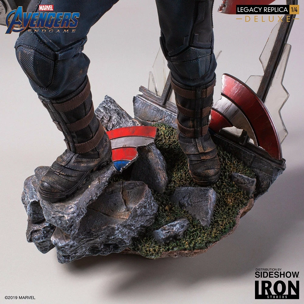 Maybang's Collectibles Iron Studios Marvel Avengers: Endgame Captain America (Deluxe) 1/4 Scale Legacy Replica Statue 15 Maybang's Collectibles Iron Studios Marvel Avengers: Endgame Captain America (Deluxe) 1/4 Scale Legacy Replica Statue