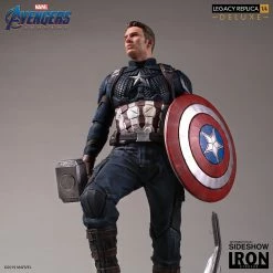 Maybang's Collectibles Iron Studios Marvel Avengers: Endgame Captain America (Deluxe) 1/4 Scale Legacy Replica Statue 44 Maybang's Collectibles Iron Studios Marvel Avengers: Endgame Captain America (Deluxe) 1/4 Scale Legacy Replica Statue