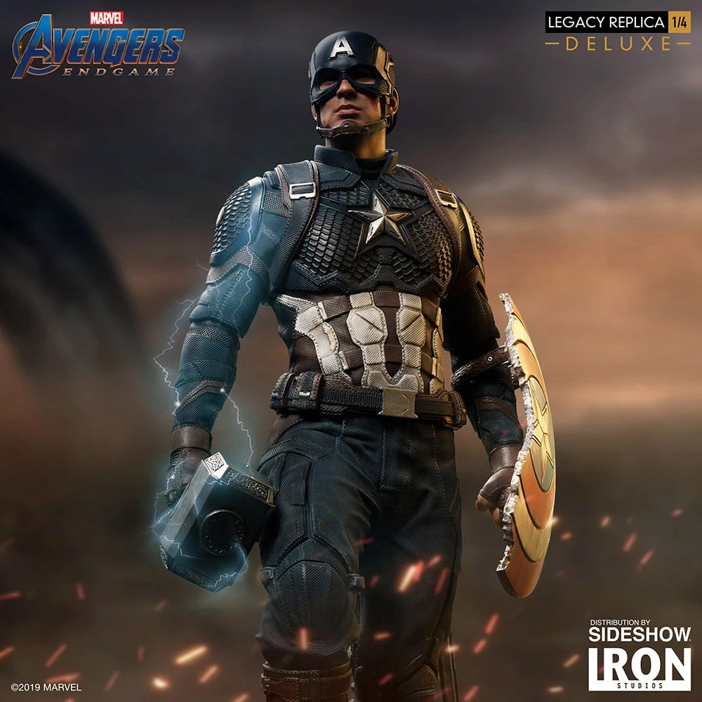 Maybang's Collectibles Iron Studios Marvel Avengers: Endgame Captain America (Deluxe) 1/4 Scale Legacy Replica Statue 20 Maybang's Collectibles Iron Studios Marvel Avengers: Endgame Captain America (Deluxe) 1/4 Scale Legacy Replica Statue