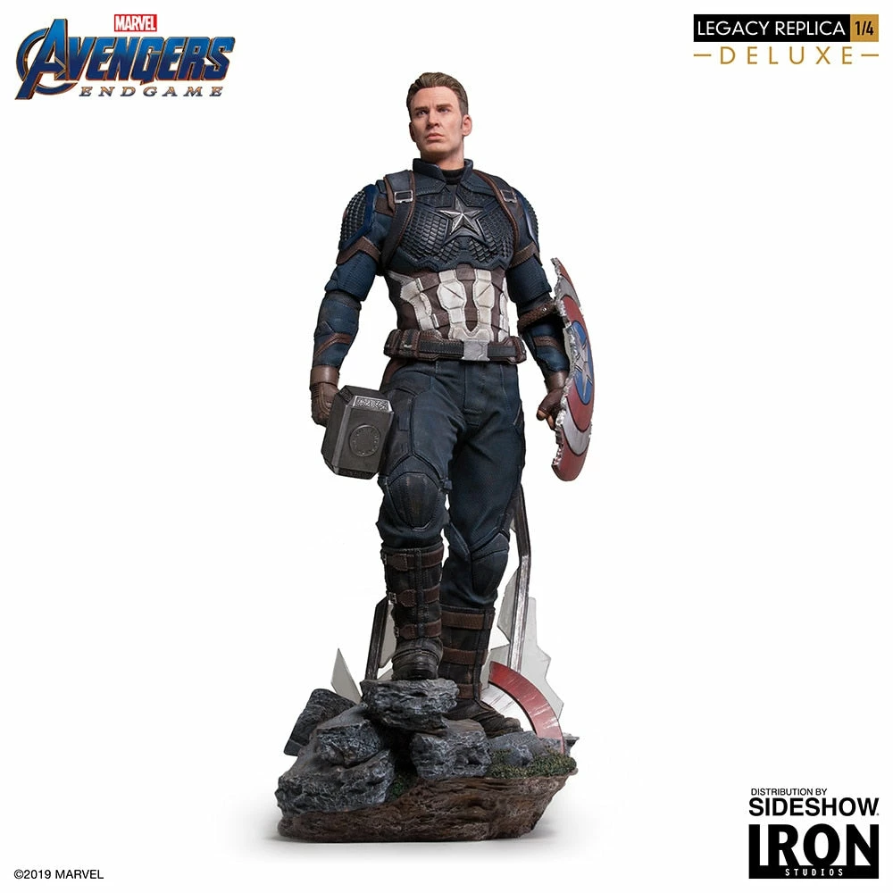 Maybang's Collectibles Iron Studios Marvel Avengers: Endgame Captain America (Deluxe) 1/4 Scale Legacy Replica Statue 26 Maybang's Collectibles Iron Studios Marvel Avengers: Endgame Captain America (Deluxe) 1/4 Scale Legacy Replica Statue
