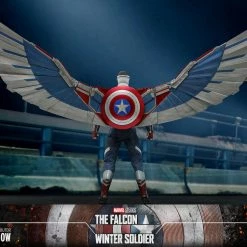 Maybang's Collectibles Hot Toys Marvel The Falcon And The Winter Soldier Television Masterpiece Series Captain America (Sam Wilson) 1/6 Scale Collectible Figure