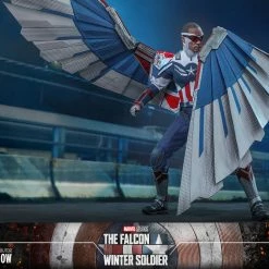 Maybang's Collectibles Hot Toys Marvel The Falcon And The Winter Soldier Television Masterpiece Series Captain America (Sam Wilson) 1/6 Scale Collectible Figure