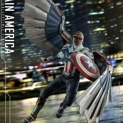 Maybang's Collectibles Hot Toys Marvel The Falcon And The Winter Soldier Television Masterpiece Series Captain America (Sam Wilson) 1/6 Scale Collectible Figure