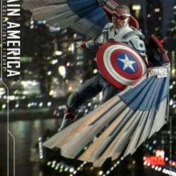 Maybang's Collectibles Hot Toys Marvel The Falcon And The Winter Soldier Television Masterpiece Series Captain America (Sam Wilson) 1/6 Scale Collectible Figure