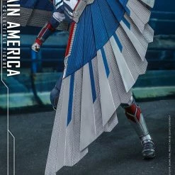 Maybang's Collectibles Hot Toys Marvel The Falcon And The Winter Soldier Television Masterpiece Series Captain America (Sam Wilson) 1/6 Scale Collectible Figure