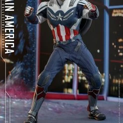 Maybang's Collectibles Hot Toys Marvel The Falcon And The Winter Soldier Television Masterpiece Series Captain America (Sam Wilson) 1/6 Scale Collectible Figure