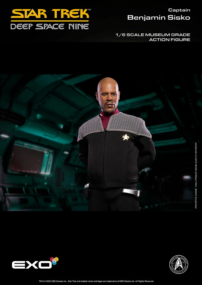 Maybang's Collectibles EXO-6 Star Trek: Deep Space Nine Captain Benjamin Sisko (Standard Version) 1/6 Scale 12" Collectible Figure 5 Maybang's Collectibles EXO-6 Star Trek: Deep Space Nine Captain Benjamin Sisko (Standard Version) 1/6 Scale 12" Collectible Figure