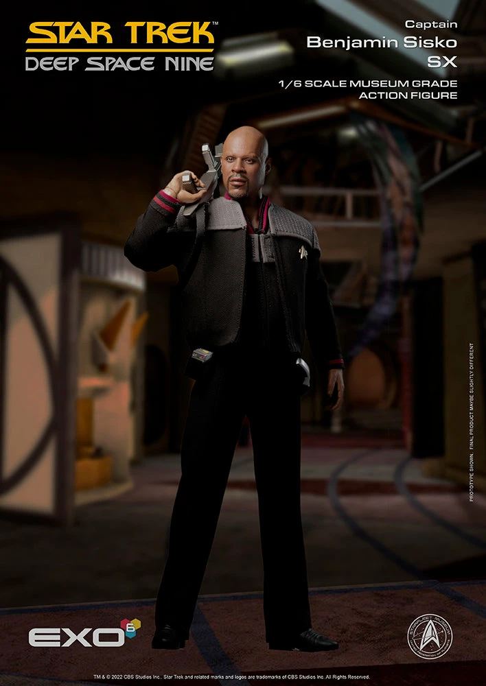 Maybang's Collectibles EXO-6 Star Trek: Deep Space Nine Captain Benjamin Sisko (Standard Version) 1/6 Scale 12" Collectible Figure 9 Maybang's Collectibles EXO-6 Star Trek: Deep Space Nine Captain Benjamin Sisko (Standard Version) 1/6 Scale 12" Collectible Figure