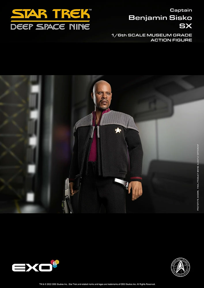 Maybang's Collectibles EXO-6 Star Trek: Deep Space Nine Captain Benjamin Sisko (Standard Version) 1/6 Scale 12" Collectible Figure 10 Maybang's Collectibles EXO-6 Star Trek: Deep Space Nine Captain Benjamin Sisko (Standard Version) 1/6 Scale 12" Collectible Figure