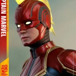 Maybang's Collectibles Hot Toys Marvel Comics Captain Marvel Deluxe Verion 1/6 Scale Collectible Figure