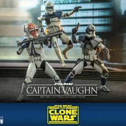 Maybang's Collectibles Hot Toys Star Wars The Clone Wars Captain Vaughn 1/6 Scale 12