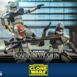 Maybang's Collectibles Hot Toys Star Wars The Clone Wars Captain Vaughn 1/6 Scale 12