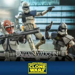 Maybang's Collectibles Hot Toys Star Wars The Clone Wars Captain Vaughn 1/6 Scale 12
