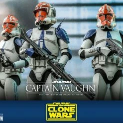 Maybang's Collectibles Hot Toys Star Wars The Clone Wars Captain Vaughn 1/6 Scale 12