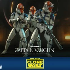 Maybang's Collectibles Hot Toys Star Wars The Clone Wars Captain Vaughn 1/6 Scale 12