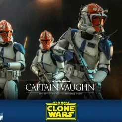 Maybang's Collectibles Hot Toys Star Wars The Clone Wars Captain Vaughn 1/6 Scale 12