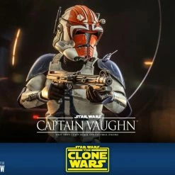 Maybang's Collectibles Hot Toys Star Wars The Clone Wars Captain Vaughn 1/6 Scale 12