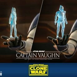 Maybang's Collectibles Hot Toys Star Wars The Clone Wars Captain Vaughn 1/6 Scale 12