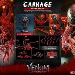 Maybang's Collectibles Hot Toys Marvel Comics Venom Let There Be Carnage Carnage (Deluxe Version) 1/6 Scale Collectible Figure