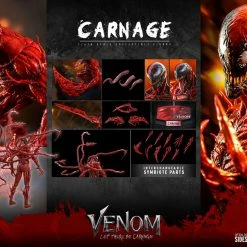 Maybang's Collectibles Hot Toys Marvel Comics Venom Let There Be Carnage Carnage 1/6 Scale Collectible Figure