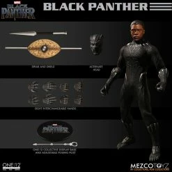 Vendor-unknown Mezco Toyz One:12 Collective Marvel Comics Black Panther 1/12 Scale 6