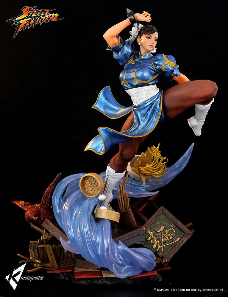 Maybang's Collectibles Kinetiquettes Street Fighter Chun Li - The Strongest Woman In The World Diorama Statue 1 Maybang's Collectibles Kinetiquettes Street Fighter Chun Li - The Strongest Woman In The World Diorama Statue