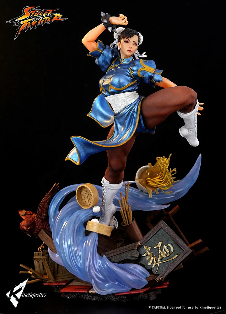 Maybang's Collectibles Kinetiquettes Street Fighter Chun Li - The Strongest Woman In The World Diorama Statue 2 Maybang's Collectibles Kinetiquettes Street Fighter Chun Li - The Strongest Woman In The World Diorama Statue