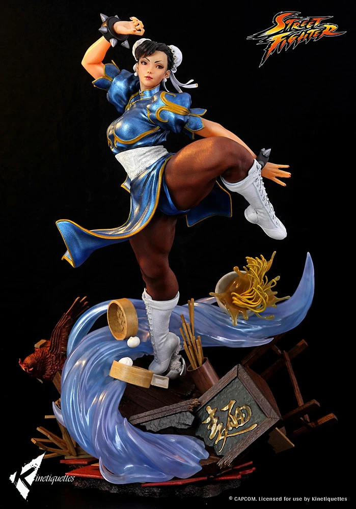 Maybang's Collectibles Kinetiquettes Street Fighter Chun Li - The Strongest Woman In The World Diorama Statue 3 Maybang's Collectibles Kinetiquettes Street Fighter Chun Li - The Strongest Woman In The World Diorama Statue