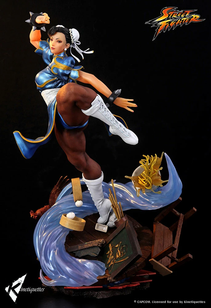Maybang's Collectibles Kinetiquettes Street Fighter Chun Li - The Strongest Woman In The World Diorama Statue 4 Maybang's Collectibles Kinetiquettes Street Fighter Chun Li - The Strongest Woman In The World Diorama Statue